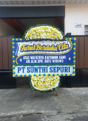 Papan Bunga Duka di Mogolaing